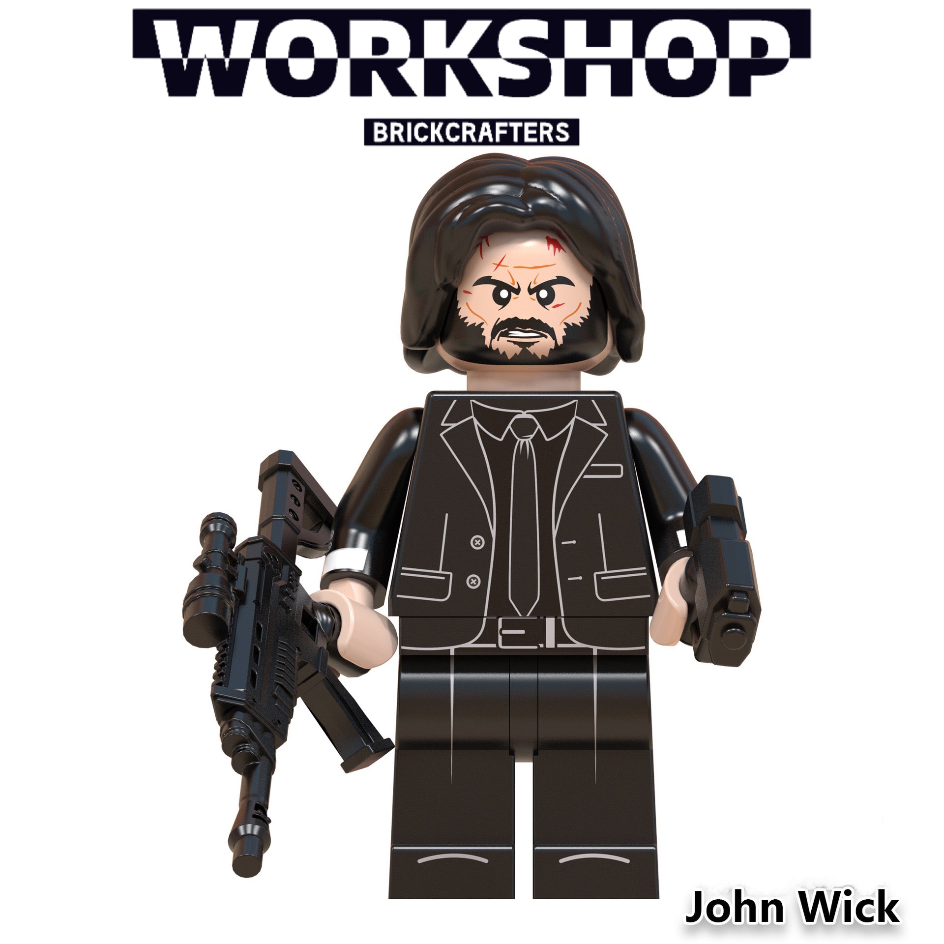 John wick outlet lego figure