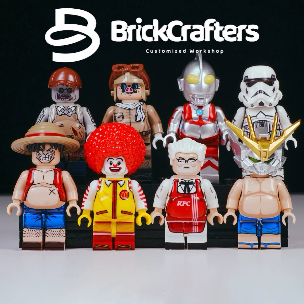 Parody collection Series A ( Including 8 non-repetitive Minifigure )