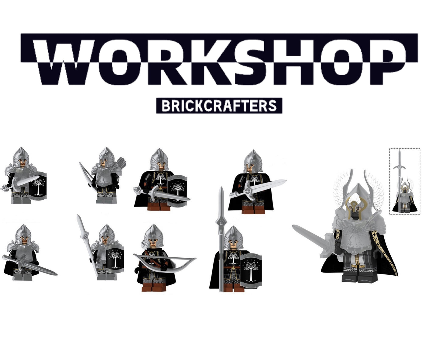 The Lord of the Rings Series Knight ( Including 9 non-repetitive Weapon Accessories )